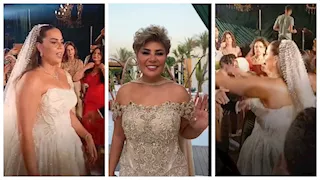 الإعلامية مفيدة شيحة تحتفل بزفاف ابنتها -(صور)