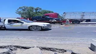 قبل زيارة وزير النقل.. الصور الأولى من حادث جديد على الطريق الإقليمي بالمنوفية