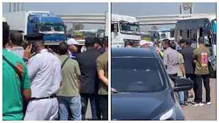 كامل الوزير يوجه رسالة لسائقي النقل الثقيل من موقع حادث الإقليمي بالمنوفية