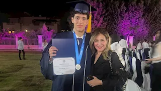 صابرين تحتفل بتخرّج نجلها من المدرسة: "آخر العنقود يوسف وعقبال الجامعة"