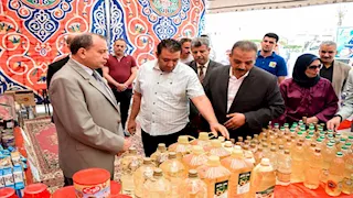 معرض لبيع اللحوم في جامعة بني سويف بمناسبة عيد الأضحى 