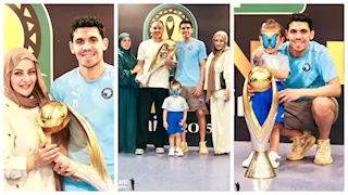9 صور لاحتفال نجم بيراميدز مع زوجته ببطولة دوري أبطال إفريقيا