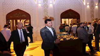 ظهور وزير الرياضة في عزاء والدة عمرو الجنايني عضو لجنة التخطيط بالزمالك (صور)