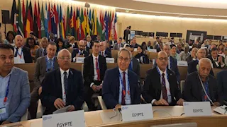 وزير العمل يلقي كلمة مصر في مؤتمر العمل الدولي بجنيف -صور