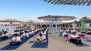 احتفال اليوم العالمي لليوجا فى الإسماعيلية