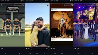 ستوري نجوم كرة القدم.. رسالة قفشة لميسي.. حفل زفاف نجم الأهلي.. المثلوثي وابنته