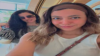 مرتدية شورت..هند عبدالحليم تنشر صورا برفقة درة في عيد الأضحى 