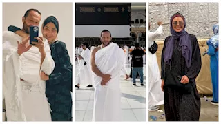 ريهام حجاج تؤدي مناسك الحج رفقة زوجها: "ربنا يكتبها لكل حد نفسه يروح"