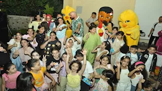 النادي اليوناني ينظم احتفالية لأبناء بورسعيد على ضفة القناة -صور 