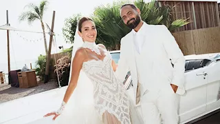 الصور الأولى من حفل زفاف أمينة خليل الثاني في اليونان