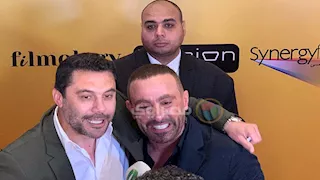 مصطفى شوبير وأحمد حسن.. نجوم الرياضة في العرض الخاص لفيلم "أحمد وأحمد"