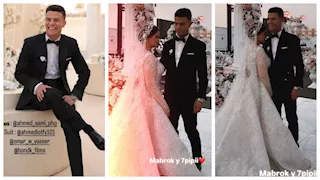 أول 5 صور من حفل زفاف محمد شحاتة لاعب الزمالك