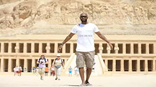 5 صور لزيارة محمود عبد الرازق شيكابالا معبد حتشبسوت بالأقصر