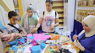 مبادرات تثقيفية للأطفال بجناح الأزهر في معرض مكتبة الإسكندرية الدولي للكتاب (صور)
