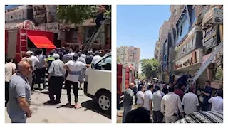 السيطرة على حريق داخل محل بمول تجاري في المنيا