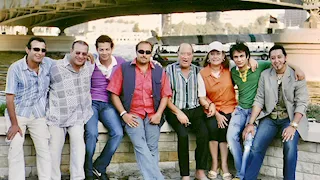 صورة نادرة للمخرج سامح عبد العزيز مع حسن حسني قبل رحيلهما