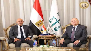 لتهنئته بالمنصب الجديد.. رئيس مجلس الدولة يستقبل وزير التعليم | صور 