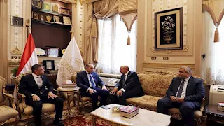 وزير الشؤون النيابية يهنئ رئيس القضاء الأعلى ويشيد بدور محكمة النقض | صور