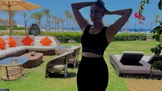 نرمين الفقي تشارك جمهورها صورًا أثناء ممارستها التمارين الرياضية