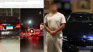 ضبط طالب يستعرض بسيارته وسائق نقل يسير عكس الاتجاه