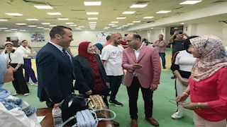 نائب رئيس جامعة بنها تتفقد اختبارات القدرات بعلوم الرياضة والفنون التطبيقية