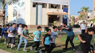 بالصور- يوم رياضي للأطفال ضمن فعاليات "تحدي اللياقة" بالبحيرة 