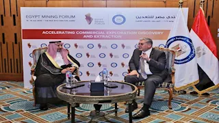 وزير البترول يبحث مع نائب وزير الصناعة السعودي التعاون في قطاع التعدين