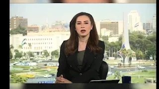 لحظة مغادرة مذيعة على الهواء خلال قصف إسرائيلي على دمشق | فيديو