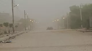  وقف الملاحة النهرية بسبب سوء الأحوال الجوية في أسوان- صور