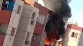 "المروحة وقعت مولعة".. السيطرة على حريق بعيادة أطفال في السويس