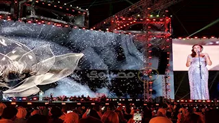 الجمهور لـ أنغام: بنحبك يا فنانة.. والأخيرة ترد: "قولوا يا أنغام وإنتوا الفرحة اللي فيا"