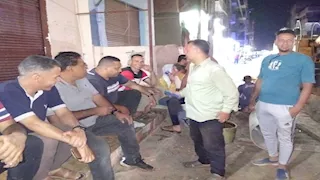 بعد انفجاره وغرق الشوارع.. محافظة المنوفية تعلن إصلاح خط مياه زنارة (صور)