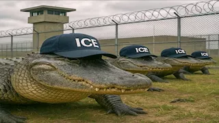 ترامب يزور معتقل "ألكاتراز التماسيح" في فلوريدا: فرصة نجاتكم 1% 