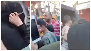 طفل وحقنة بالشنطة.. اشتباه كيدي كاد يفتك بسيدة أسيوط لولا الشرطة (صور)