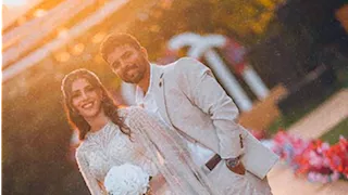 حضور شادي محمد ولعبت الكرة بالفستان.. لاعبة الأهلي تحتفل بخطبتها