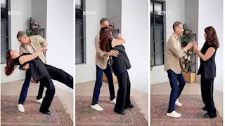 بالفيديو.. رقص محمد فراج وريهام عبدالغفور من كواليس "كتالوج" وبسنت شوقي تعلق