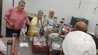 ضبط 7 أطنان من اللحوم الفاسدة قبل بيعها للمواطنين في جمصة (صور)