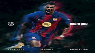 رسمياً.. برشلونة يعلن استعارة راشفورد حتى 2026