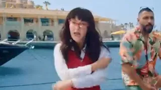 دنيا سمير غانم وأحمد سعد يغنيان "أشرار" ترويجا لفيلم "روكي الغلابة" 