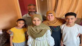 هاجر حسام الأولى على الثانوية الأزهرية من ذوى البصيرة: "فرحة أهلي أكبر عوض"