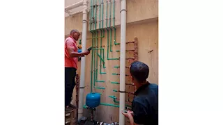 حملات لفصل وصلات المياه الخلسة وتحصيل المتأخرات بالنوبارية والسادات