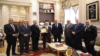 رئيس نادي قضاة سوهاج يهنئ القاضي عاصم الغايش برئاسة محكمة النقض | صور