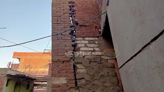 ذعر في بني سويف.. هبوط أرضي مفاجئ يصدّع 11 منزلًا بقرية (صور)