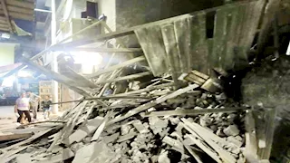 انهيار عقار سكني في الجيزة ومصادر تُعلن وجود إصابات