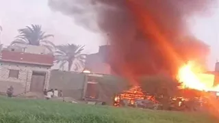 نيران برخيل ليست الأولى.. بلينا سوهاج و20 عامًا من الحرائق وأساطير الجن (صور)