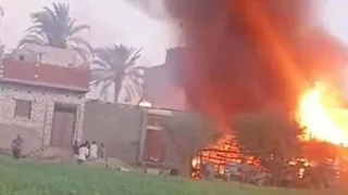 أول تعليق من محافظ سوهاج على حرائق برخيل (صور)