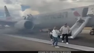  ركاب يهربون من طائرة إثر إنبعاث دخان في مطار دنفر الأمريكي