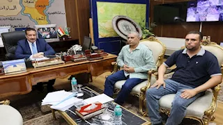 محافظ المنوفية يلتقي رئيس جهاز مياه الشرب الجديد بعد توليه مهام منصبه