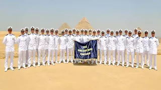 القوات البحرية تستقبل وفداً من الكلية البحرية التركية