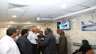 محافظ أسوان يوجه بسرعة الانتهاء من مبنى الغسيل الكلوي فى مستشفى كوم أمبو
